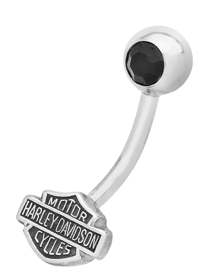 Anillo ombligo cristal Harley-Davidson Motorcycle® 51/HDZ0035 para dama Foto 1 de 1