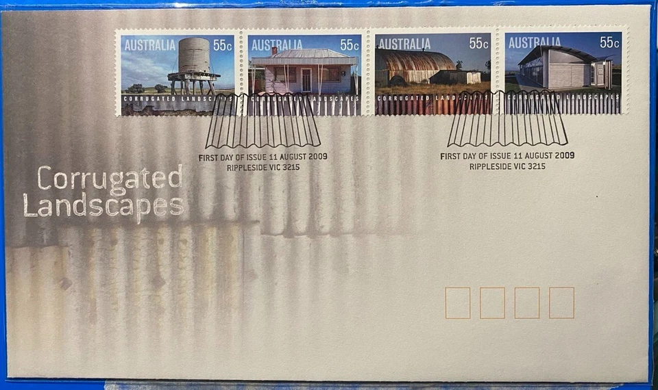 AUSTRALIA CORRUGATED LANDSCAPES 2009 FDC - Image 1 of 1