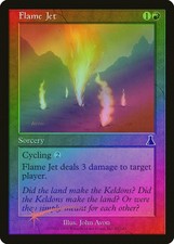 Flame Jet FOIL Urza's Destiny PLD Red Common MAGIC GATHERING CARD ABUGames