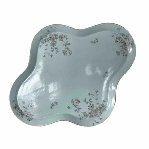 Große Schale Porzellan aus Limoges Frankreich Anfang 20. Jh. Blume handbemalt CFH GDM - Bild 1 von 6