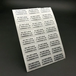 100 un. "Sin devolución si se retira o se templa con" pegatina de garantía - Imagen 1 de 2