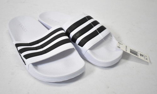 Scarpe Adidas Adilette Shower Slides da uomo bianche nuvole nere taglia 10