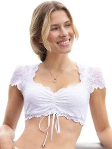 Nina von C. Dirndlbluse kurzarm Nina 48 462 971 0 Gr. 30-44 in drei Farben - Bild 1 von 12