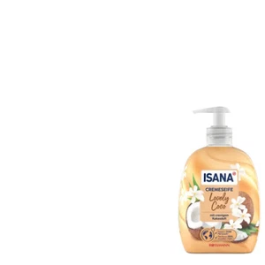 1x500ml Isana Cremeseife Seife Lovely Coco | Duft nach Kokos und weißen Blüten - Bild 1 von 1