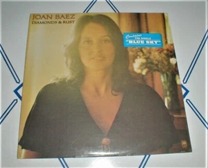 JOAN BAEZ original 1975 "Diamonds & Rust" LP SEALED w Blue Sky SONG STICKER NM- - Foto 1 di 3