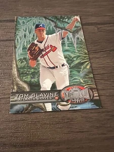 1997 Fleer Metal Universe Baseball Card #28 Tom Glavine, Braves (L7) - Picture 1 of 2
