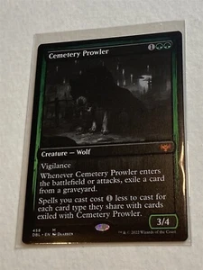 mtg FOIL Cemetery Prowler, Double Feature mythic rare, NM - Picture 1 of 1