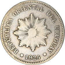 [#383239] Monnaie, Uruguay, 5 Centesimos, 1924, Uruguay Mint, Poissy, France, TB