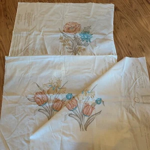 "Lote de 3 almohadas absorbentes de velas/panel de tela floral Cranston 22 X 18""" - Imagen 1 de 5