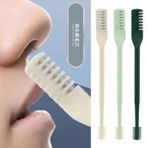 Women Nasal Nose Hair Rotary Trimmer Clipper Ear Eyebrow Grooming Cutter DI ~ - Foto 1 di 19