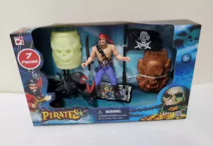 JUEGO REMI PIRATAS 7 PIEZAS FIGURA ESCORPIÓN BRILLA EN CAÑÓN OSCURO Chap Mei - Imagen 1 de 5