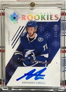 Ultimate Collection Anthony Cirelli 2018-19, #58, Ultimate Rookies automático, 035/299 - Imagen 1 de 2