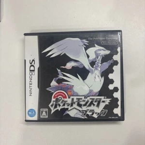 Pokemon Black Nintendo DS Japanese Version Complete Tested Pocket Monsters JP - Bild 1 von 3