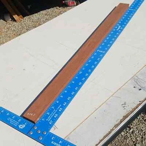 Madera en blanco de caoba hondureña G1 1x2x32,875 para proyectos de carpintería - Imagen 1 de 4