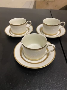 Mikasa Antique Lace, Gold Encrusted: Cup & Saucer Set (s),3- Total - Picture 1 of 5