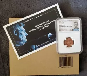 2019 MINT UNCIRCULATED COIN SET, LINCOLN W CENT NGC MS69RD LINCOLN LABEL T5128 - Picture 1 of 5