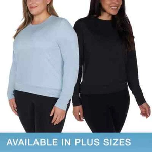Lukka Lux Women's Long Sleeve Active Top, 2-Pack - Picture 1 of 17