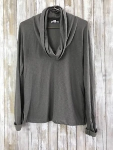 STANDARD JAMES PERSE Gris Capucha Cuello Manga Larga Pullover Top Camisa 3 L Grande - Imagen 1 de 6