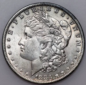 USA UNITED STATES, AMERICAN SILVER MORGAN DOLLAR $1, 1883 O, NEW ORLEANS, BU - Picture 1 of 2