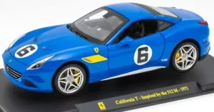 FERRARI - CALIFORNIA T AUTO INSPIRIERT VOM 512M - 1971 - MASSSTAB 1:24 - INKL. STÄNDER - Bild 1 von 5