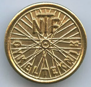 Distintivo spilla Svezia NTF sicurezza stradale bicicletta bicicletta bicicletta!!! - Foto 1 di 2