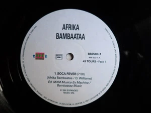 Afrika Bambaataa Soca Fever/ (Rock It) / Freedom - Maxi 45T - Picture 1 of 2