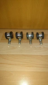 Möbelrollen, Lenkrollen, 4x Räder mit einen Durchmesser von 3,5 cm mit Stifte - Bild 1 von 6