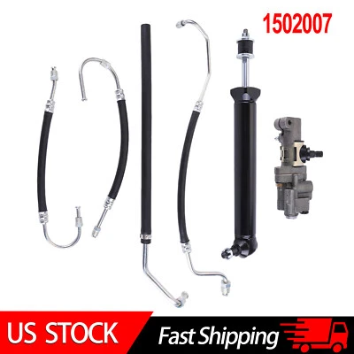 SMALL BLOCK POWER STEERING KIT CYLINDER & HOSE KIT FOR 1963-1979 CHEVY CORVETTE Foto 1 de 4
