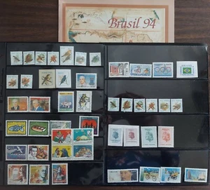 BRASIL 1994 AÑO OFICIAL, sellos con carpeta original - Imagen 1 de 2