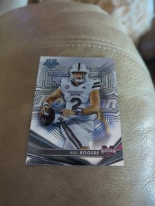 2022 Bowman University Best #62 Will Rogers Mississippi State football card