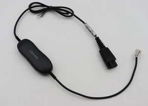 Jabra GN1221 Quick Disconnect (QD) to RJ9 Sound Limiter Coiled Cord - 88007-99 - Picture 1 of 3
