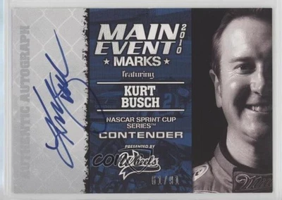 2010 Wheels Main Event Auto /91 Kurt Busch Auto - Image 1 of 2