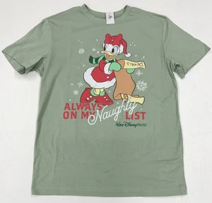 Camisa de Navidad 2025 Disney World Parks Daisy Duck Always on my Naughty list - Imagen 1 de 1