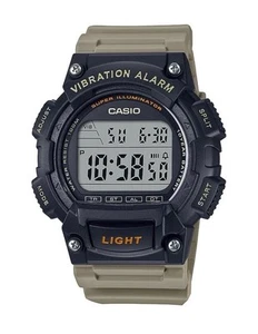 Casio Super Illuminator Herren Quarz Vibrationsalarm 47mm Uhr W736H-5AV - Bild 1 von 8