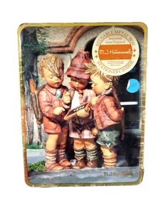 MJ Hummel Stationary In Reusable Metal Box - 1993 collectible Metal box - NEW - Picture 1 of 6