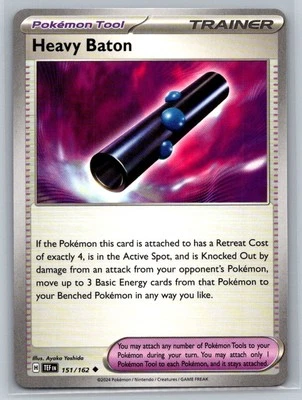 Heavy Baton #151/162 SV05: Temporal Forces Uncommon - Pokemon Cards D80 - Image 1 of 2