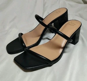 Tacones 9W Dos Correas 2.5" Tacón Cris Tirantes con Espuma con Memoria - Imagen 1 de 5