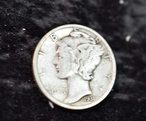 US 1931 S DIME - Picture 1 of 4