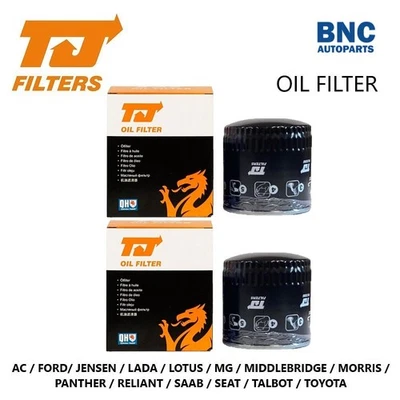 Par de filtros de aceite TJ para RELIANT SCIMITAR 1980-1986 - Imagen 1 de 4