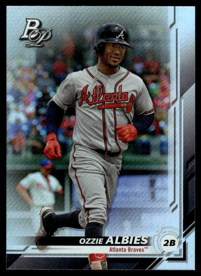 2019 Topps Museum Collection Ozzie Albies Atlanta Braves #5 - Image 1 of 2