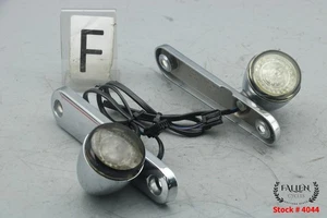2007 Harley Street Glide Front Turn Signal + Mount Brackets CUSTOM DYNAMICS LED - Picture 1 of 8