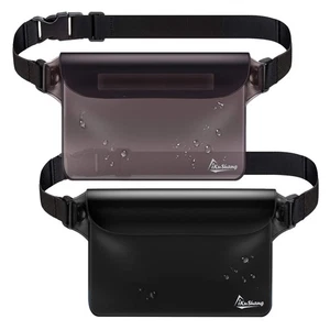 2er Pack wasserdichte Tasche mit Hüftgurt Bauchtasche für Urlaub Bootfahren Schwimmen - Bild 1 von 6