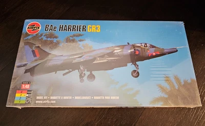 BAe Harrier GR3 Plane 1:72 AIRFIX Military Model Kit NEW MIB - Image 1 of 3
