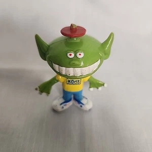 Keds Ked's PVC Green Alien Frog Figure Advertising HTF Toy - Picture 1 of 5
