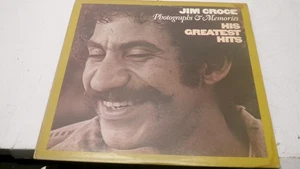 Jim Croce 1974 Photographs & Memories Greatest Hits LP Vinyl Record 12" - Imagen 1 de 2