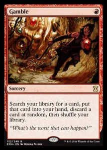MTG English Gamble NM Normal Eternal Masters - Picture 1 of 1