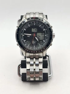 Faulty Preowned ACCURIST SKYMASTER MB929B Quartz Ana-Digi Watch 19cm fit - Picture 1 of 19