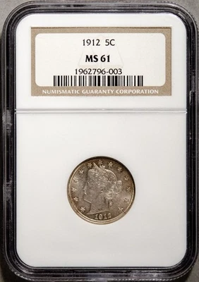 1912 $.05 NGC MS61 1962796-003 - Image 1 of 2