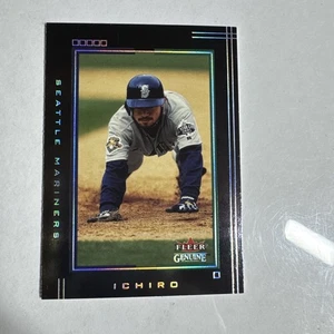 2002 Fleer Genuine - Ichiro Suzuki #7 Seattle Mariners - Picture 1 of 6