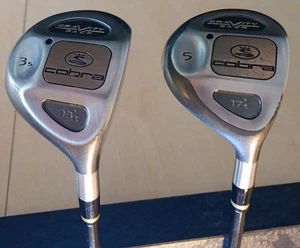 Cobra Gravity Back 3 Wood 13 Degree. 5 Wood 17 Degree With Original Head covers - Picture 1 of 9